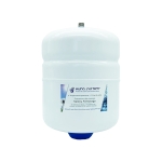 Mały zbiornik metalowy do filtra odwróconej osmozy (4 litry). Zmieści się w każdej kuchni. Najmniejszy zbiornik do filtra.