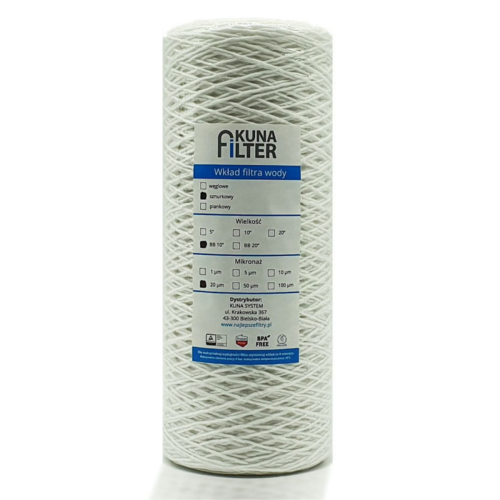 kuna filter sznurek 20 mikron bb10