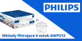 philips awp212 wkłady filtrujące 6 sztuk