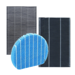 Komplet oryginalnych filtrów SHARP do oczyszczacza powietrza KC-A40EUW, KC-A40EUB. Filtry: FZ-A41HFR, FZ-A41DFR, FZ-A61MFR.