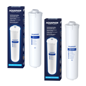 Zestaw wkładów do filtra wody Aquaphor RO202S.  Wkład K1 + wkład K2. Filtry wymienne na podstawowy serwis Aquaphor RO-202S.