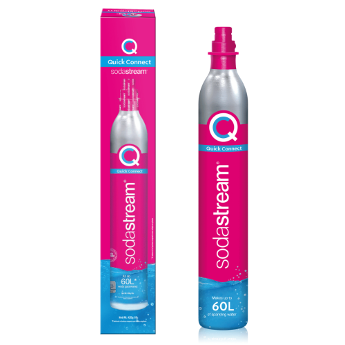 butla co2 sodastream różowa nowa