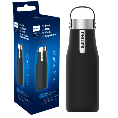 butelka czarna z filtrem UV