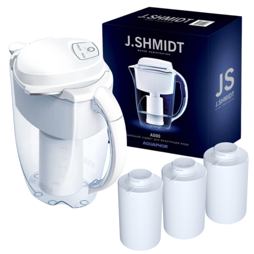 dzbanek filtrujący + 3 wkłady