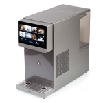 Nablatowy dystrybutor wody Miraqua Omega z wodą gorącą, schłodzoną i gazowaną.