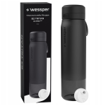 Czarna butelka filtrująca tritanowa Wessper 1000 ml.