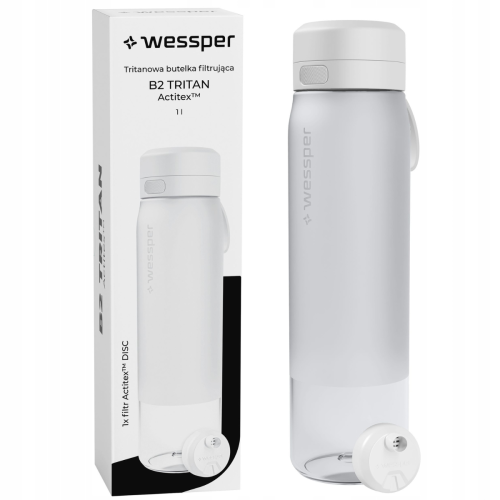 butelka wessper 1000 ml w kolorze białym