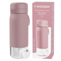 różowa butelka filtrujaca wessper 500 ml