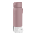 szklana butelka z filtrem 700 ml w kolorze różowym wessper