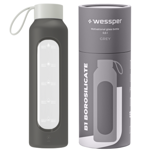 butelka szklana na wodę wessper 500ml
