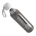 szklana butelka motywująca Wessper szara 1000 ml