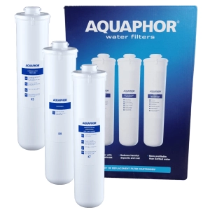 Zestaw Aquaphor na serwis Aquaphor Kryształ H. Filtry K3, KH i K7. Komplet do Kryształ H.