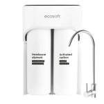Filtr odwróconej osmozy Ecosoft CROSS MAX z kranem wody filtrowanej.