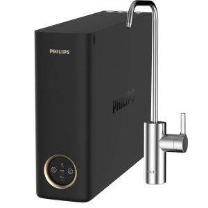 Odwrócona osmoza z mineralizacją wody PHILIPS AUT8990/10. Filtr do wody bez zbiornika, direct flow 800GPD.