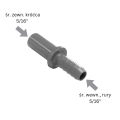 PM250808S John Guest wtyk rurowy