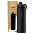 wessper czarna butelka na wodę 700 ml