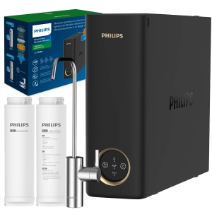 Odwrócona osmoza z mineralizacją wody PHILIPS AUT8990/10. Filtr do wody bez zbiornika, direct flow 800GPD.