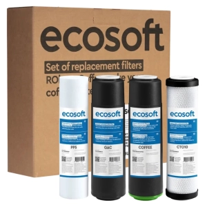 Zestaw filtrów zamiennych ECOSOFT 1-2-3-4 do RObust PRO/ COFFEE.