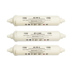 Zestaw półroczny do Kuna Filter Classic. Dwa wkłady mechaniczne + wkład węglowy.