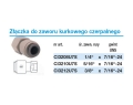 CI3212U7S John Guest złączka do zaworu kurkowego czerpalnego gwint UNS 3/8“ x 7/16“-24