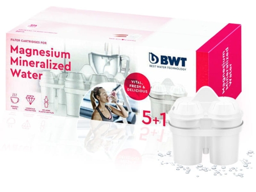 BWT Magnesium Mineralizer wkłady wymienne do dzbanków BWT - 5+1. Oryginalne wkłady BWT