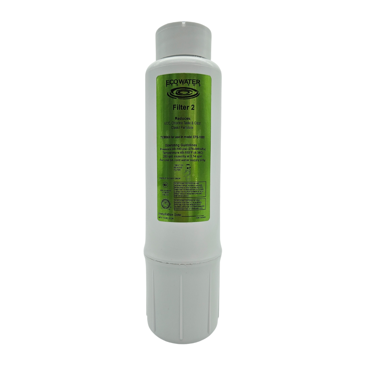 Wymienny wkład mikrobiologiczny Ecowater EPS-1000 MB. Wkład do systemu EPS1000.