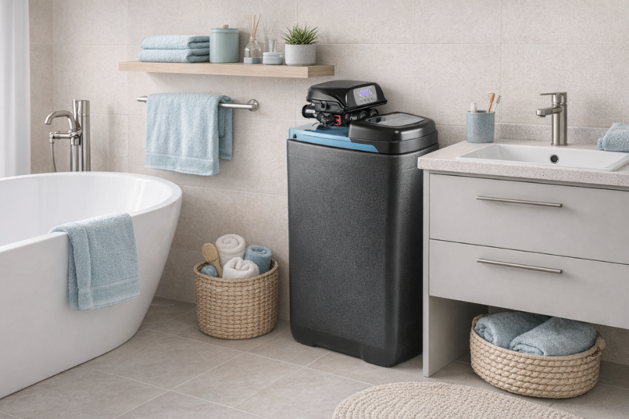 zmiękczacz do wody w łazience ecosoft core 250