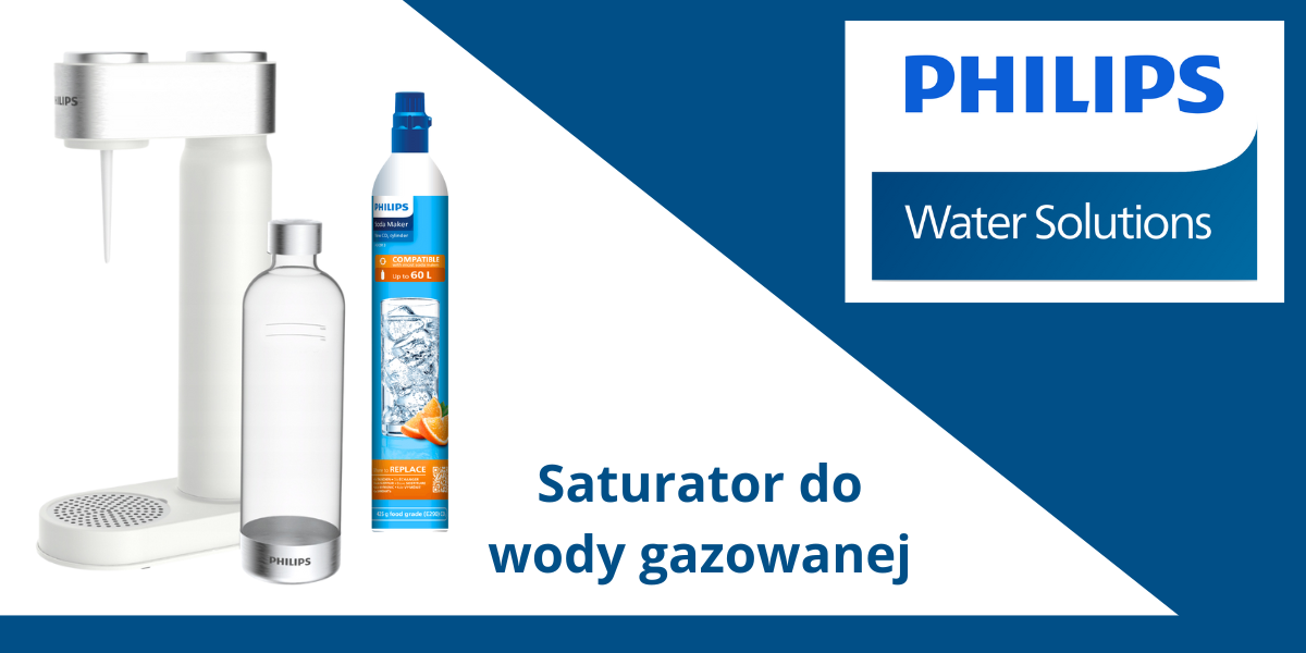 philips saturator do gazowania wody biały kolor