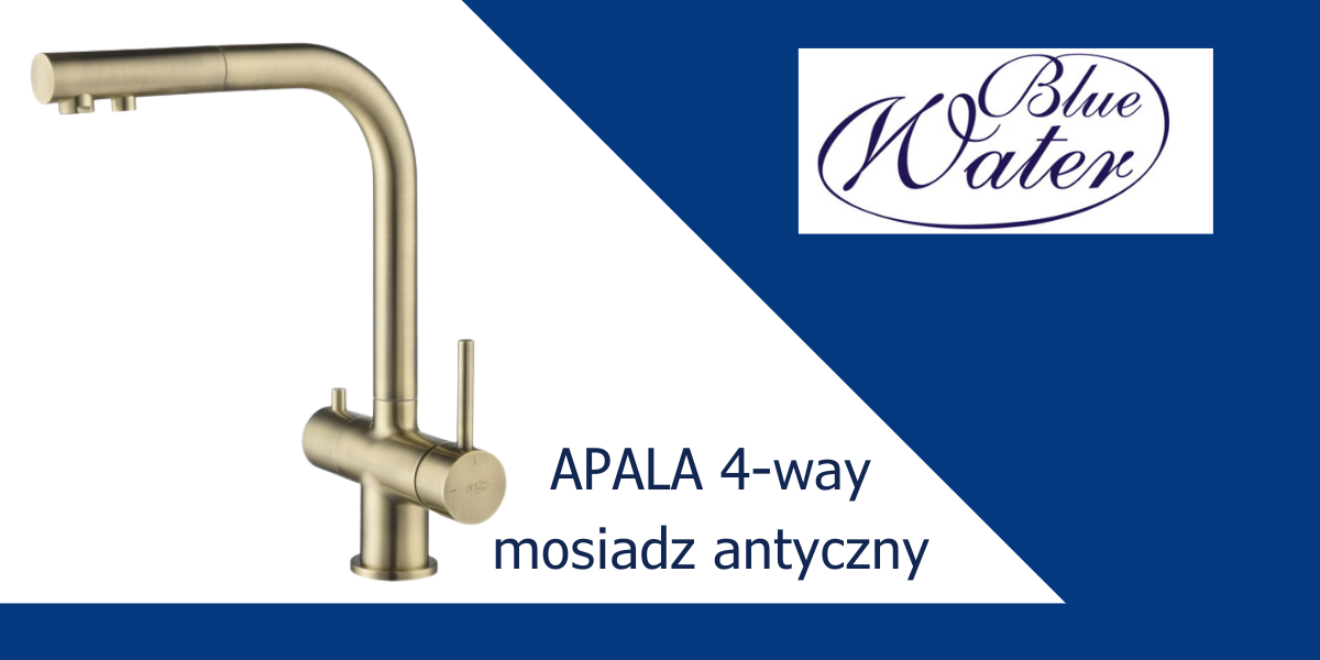 blue water apala w kolorze mosiadz antyczny
