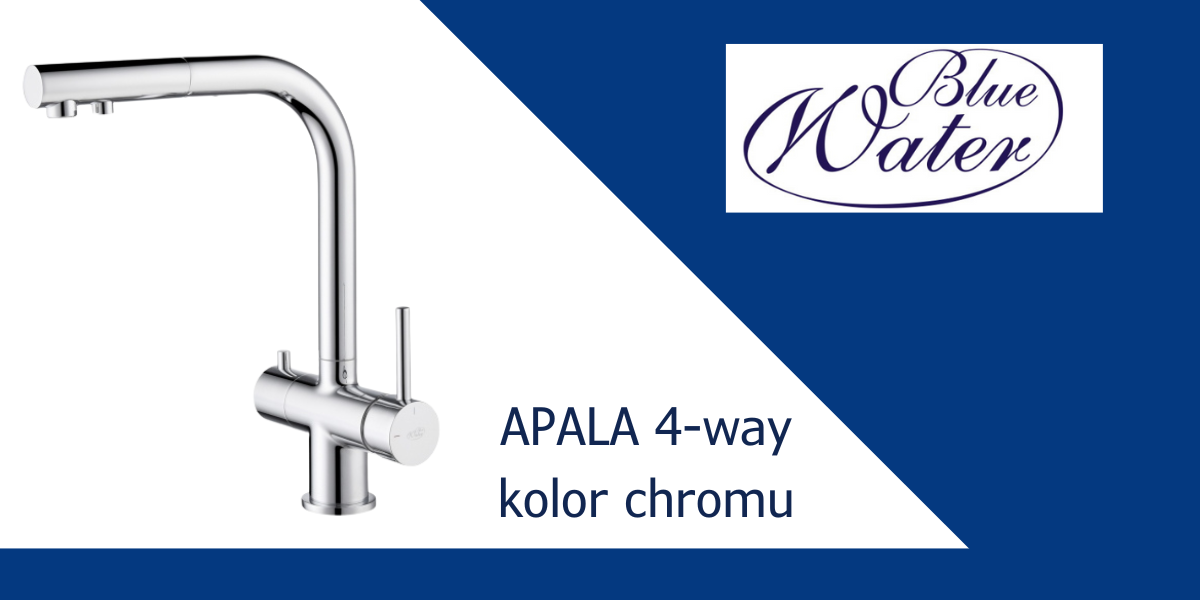 bateria czterodrożna apala w kolorze chrom