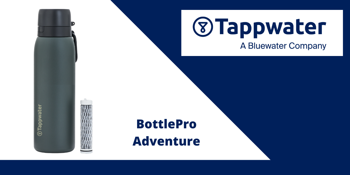 butelka filtrująca wodę tappwater bottlepro