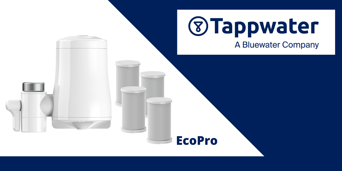 filtr nakranowy ecopro tappwater z wymiennymi wkładami