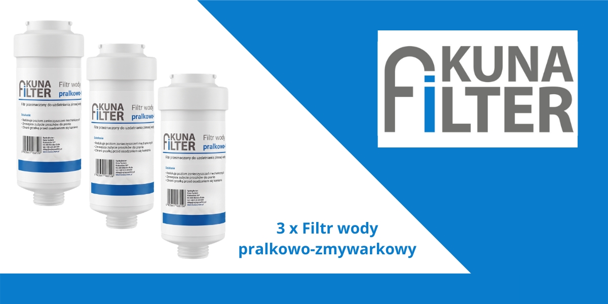 Filtr wody do pralki i zmywarki