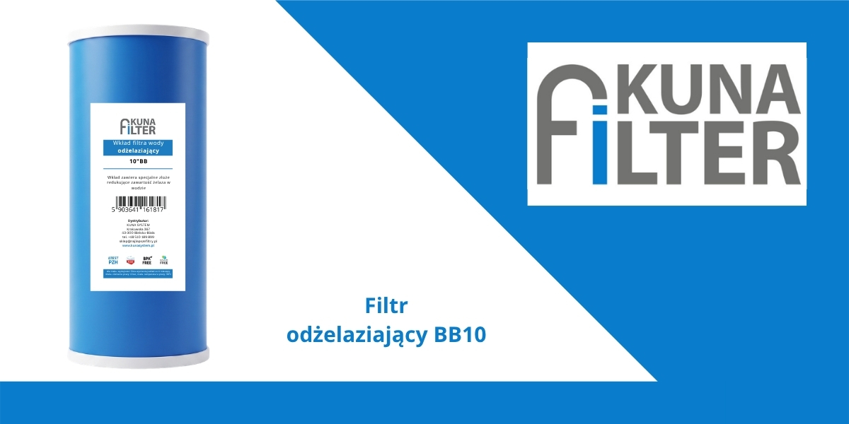 filtr odżelaziający wodę kuna filter bb10