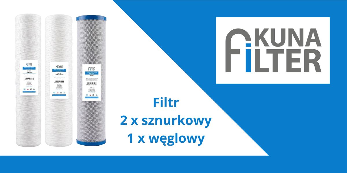 zestaw wkładów filtrujących do korpusu filtra bb20