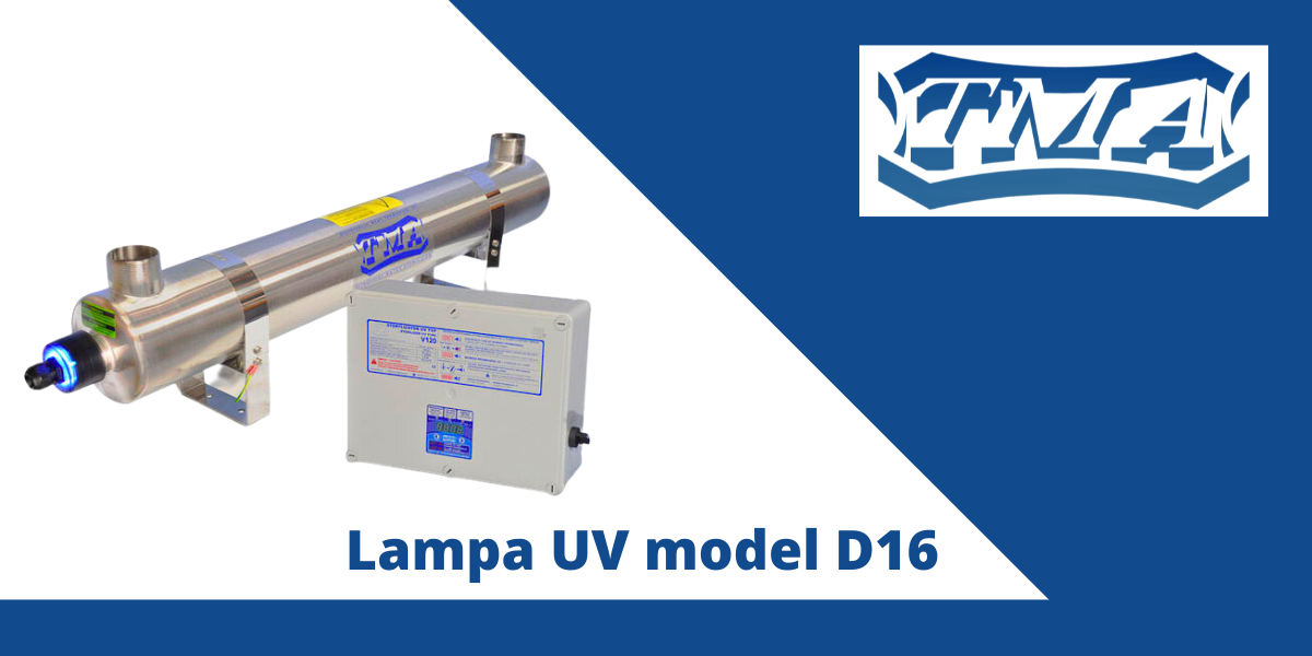 lampa uv D16 dla dużych systemów wodnych