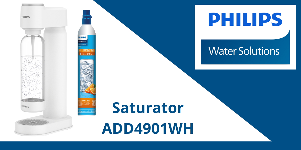 saturator do gazowania wody biały philips