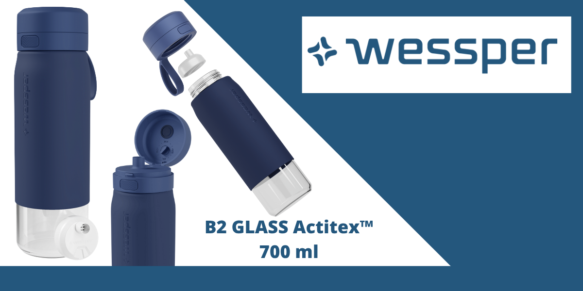 butelka ze szkła borokrzemowego wessper