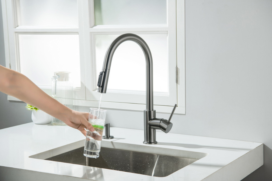 bateria kuchenna z wyciąganą wylewką diana