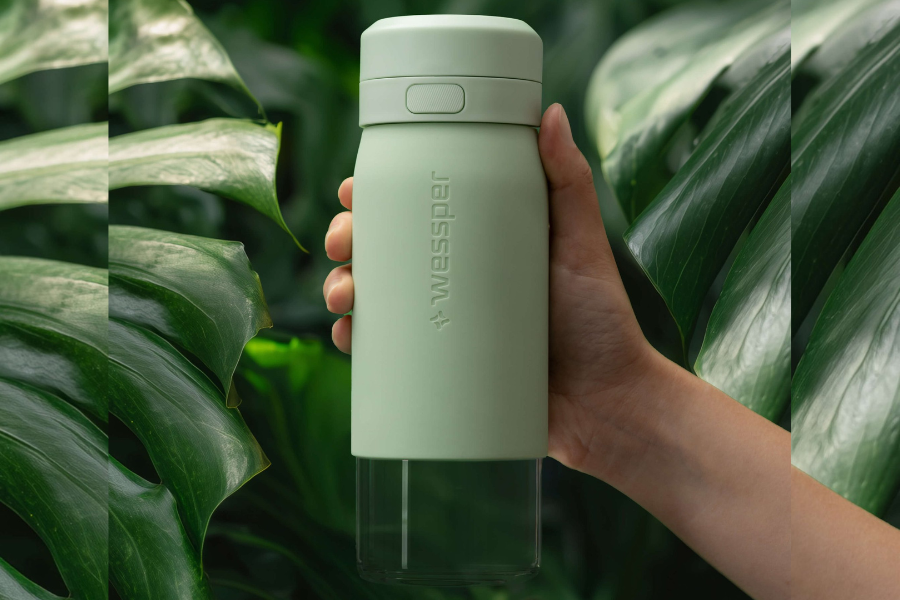 miętowa butelka filtrująca wessper 0,5 l