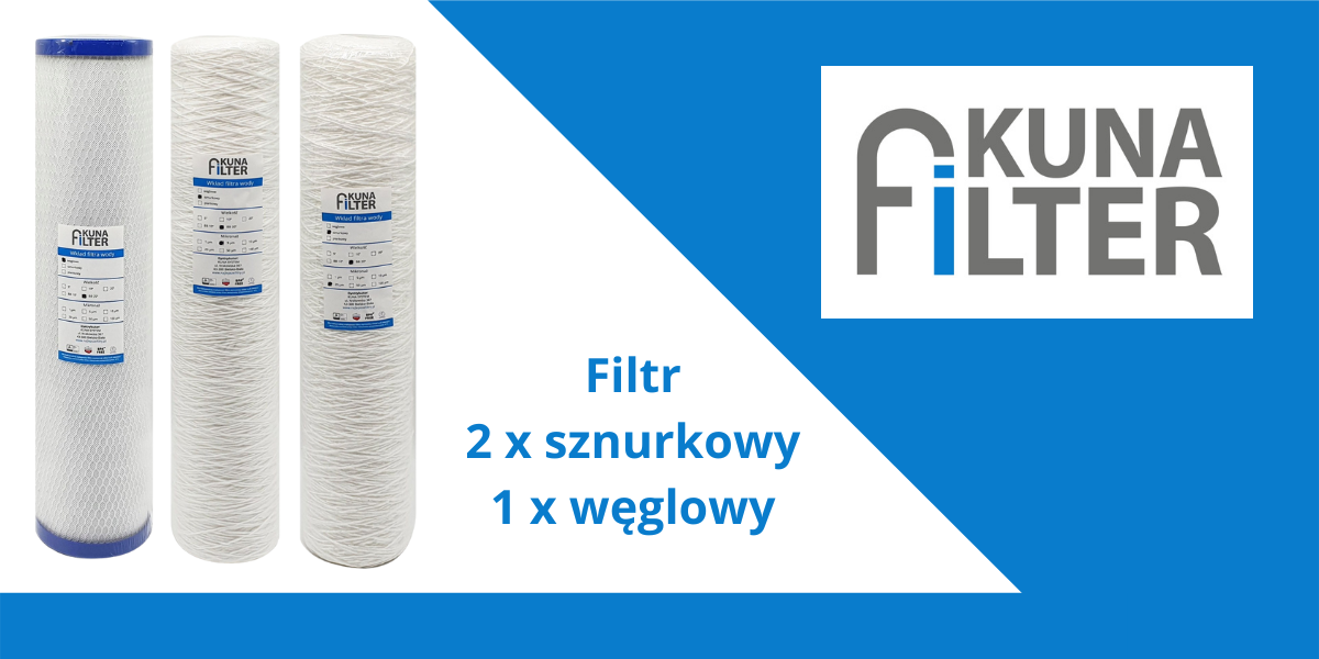 tzry wkłądy do korpusu filtra bb20