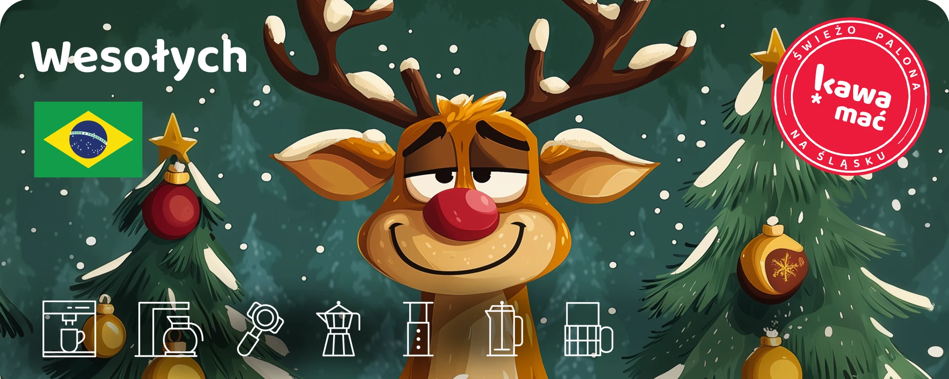 kawa swiąteczna w ziarnach