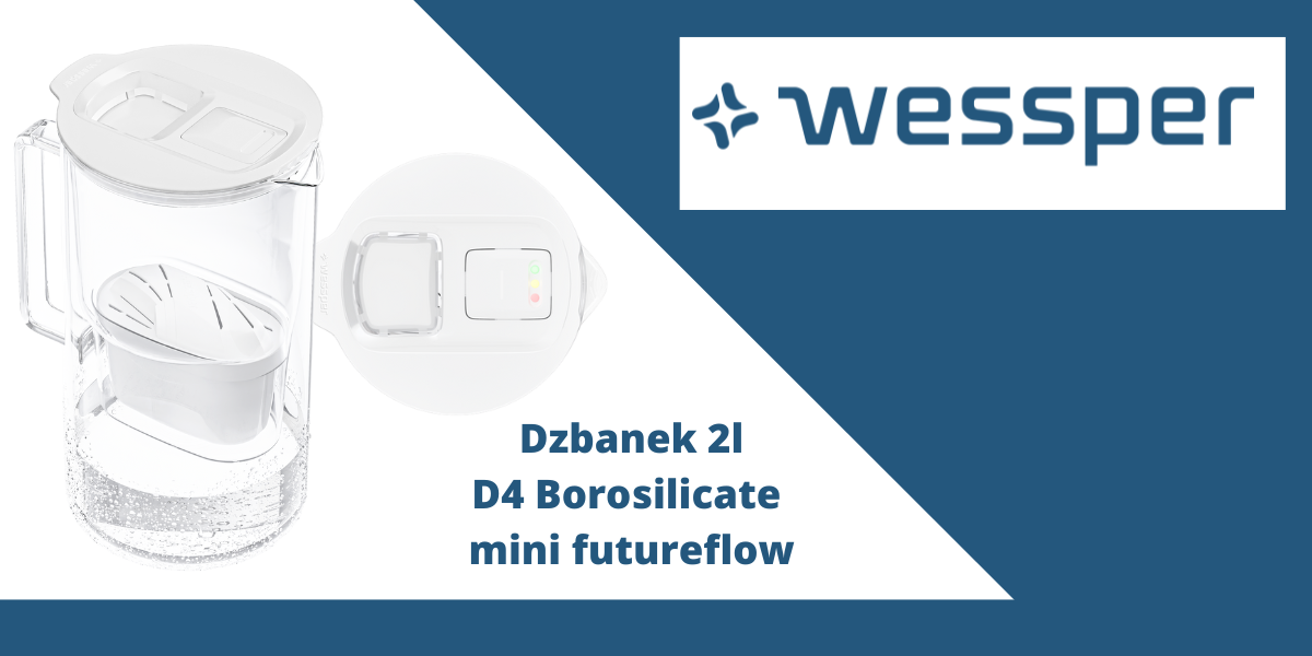 dzbanek filtrujący wodę wessper biały