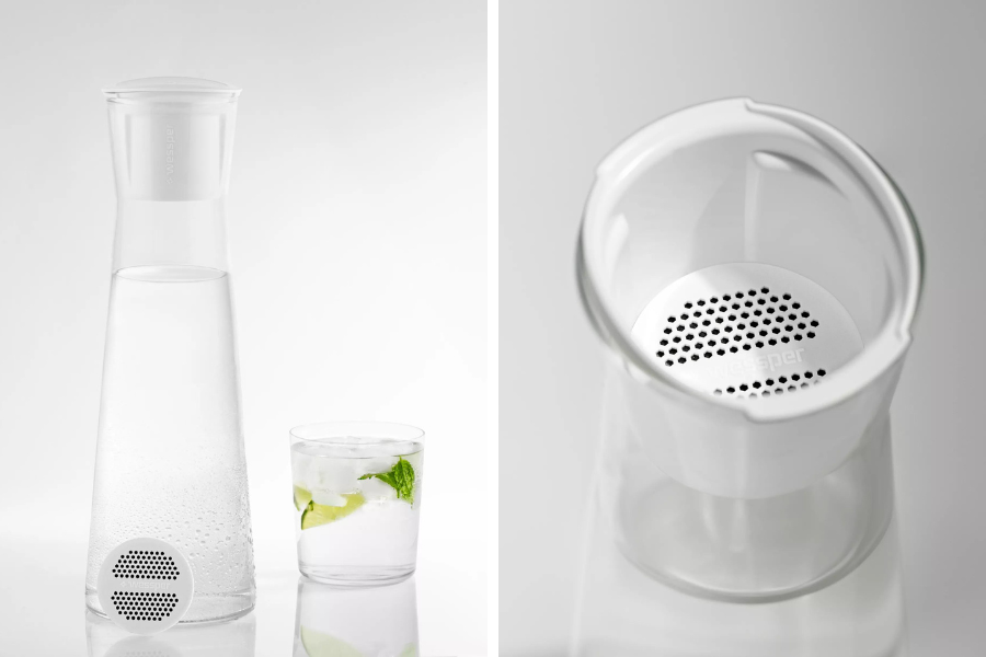 karafka z wkładem filtrującym wessper