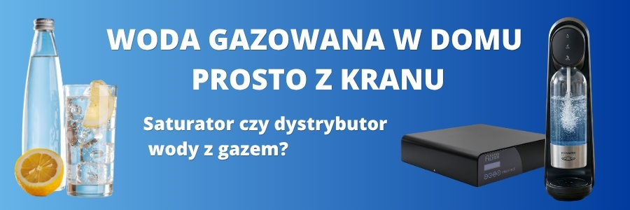 Jak zrobić wodę gazowaną w domu? Saturator, dystrybutor czy kran z gazem